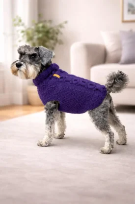 Aran dog sweater