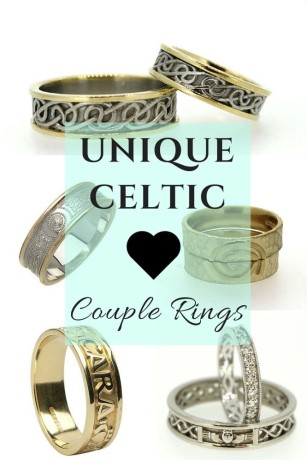 Stunning selection of unique Celtic couple rings