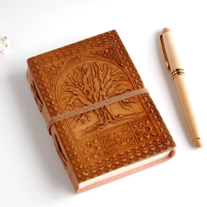 Celtic Tree of Life Leather Journal
