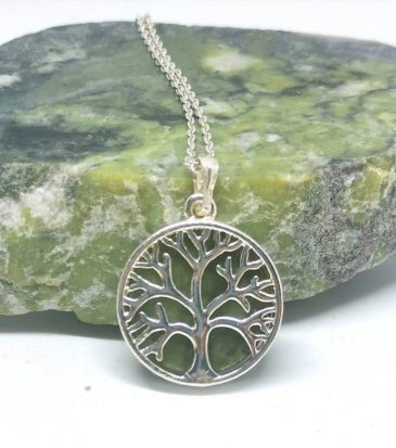 Connemara Marble Celtic Tree of life pendant necklace