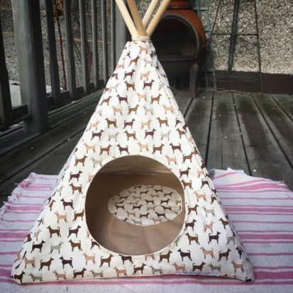 Dog teepee. Gift Ideas for Your Dog #giftguide #dog