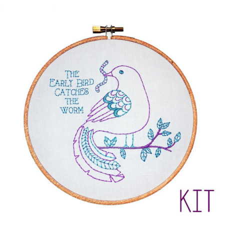 Embroidery Kit. Looking for gifts for the art lover? Check out this handpicked selection of gifts ideas including ceramics, homeware, prints, personalised art and art for kids, all created by talented Irish Artists.