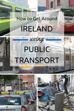 Find out how get around Ireland using public transport.