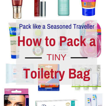How to Pack an EXTRA Small Toiletry Bag