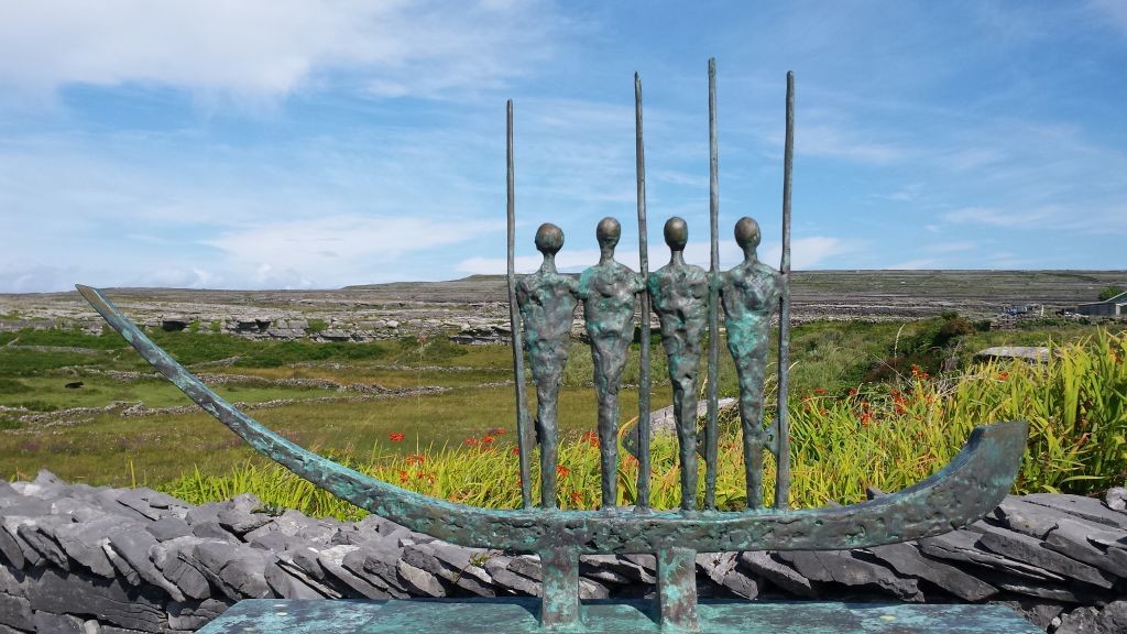 Liam O'Flaherty Memorial, Inis Mor, Aran Islands. Discover the tradition, culture and heritage of Ireland’s Aran Islands with this complete guide.