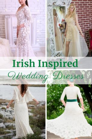 Irish Inspired Wedding Dresses #Irish #Celtic