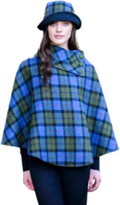 Irish tweed poncho