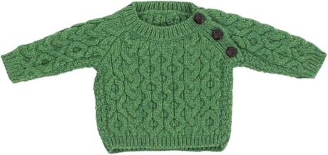 Irish wool baby sweater