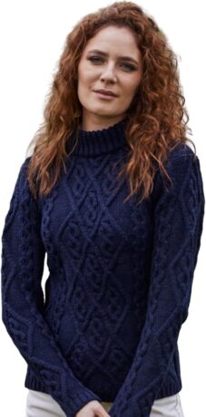 Irish wool womens sweater