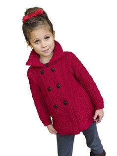 Kids Aran Wool Coat