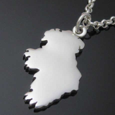 Map of Ireland necklace