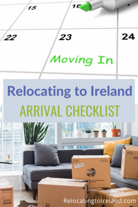 Moving to Ireland arrival checklist