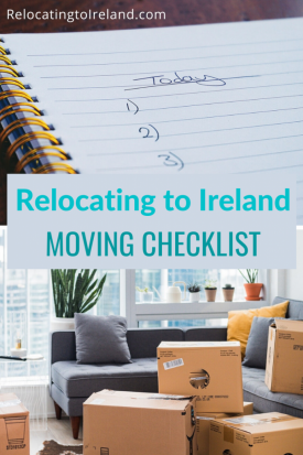 Relocating to Ireland moving checklist