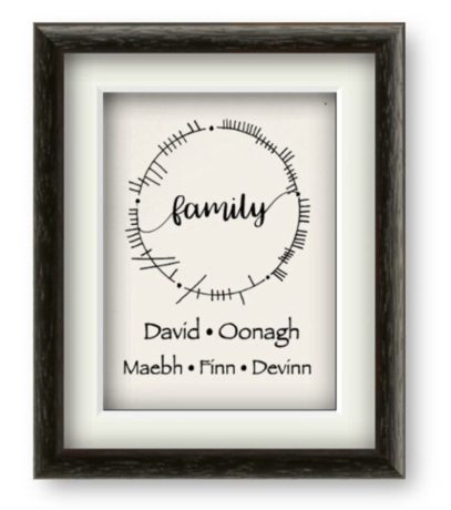 Irish made Ogham inscribed gifts, Personalised Ogham family #ogham #irish