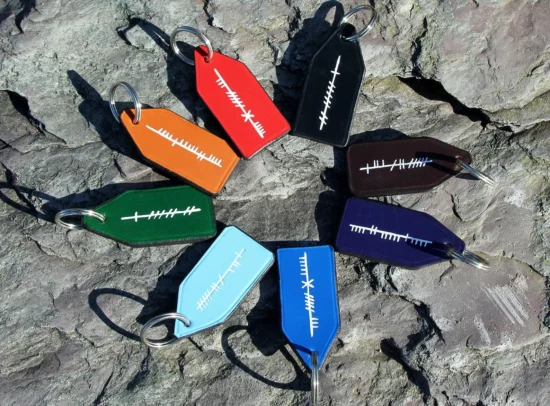 Ogham key chain