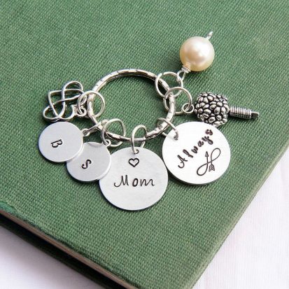 Personalised Key chain. Heartwarming & Unique Irish Made Mothers Day Gifts