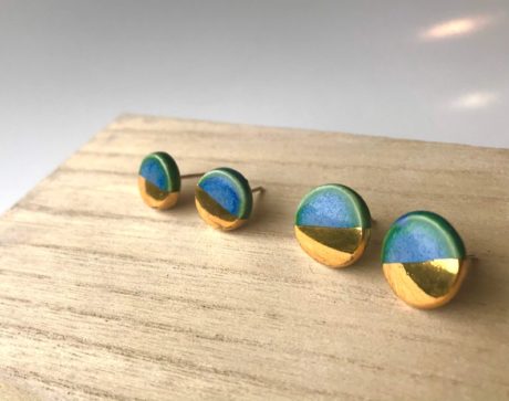 Porcelain earrings. Unique Handmade Irish Pottery and Ceramics