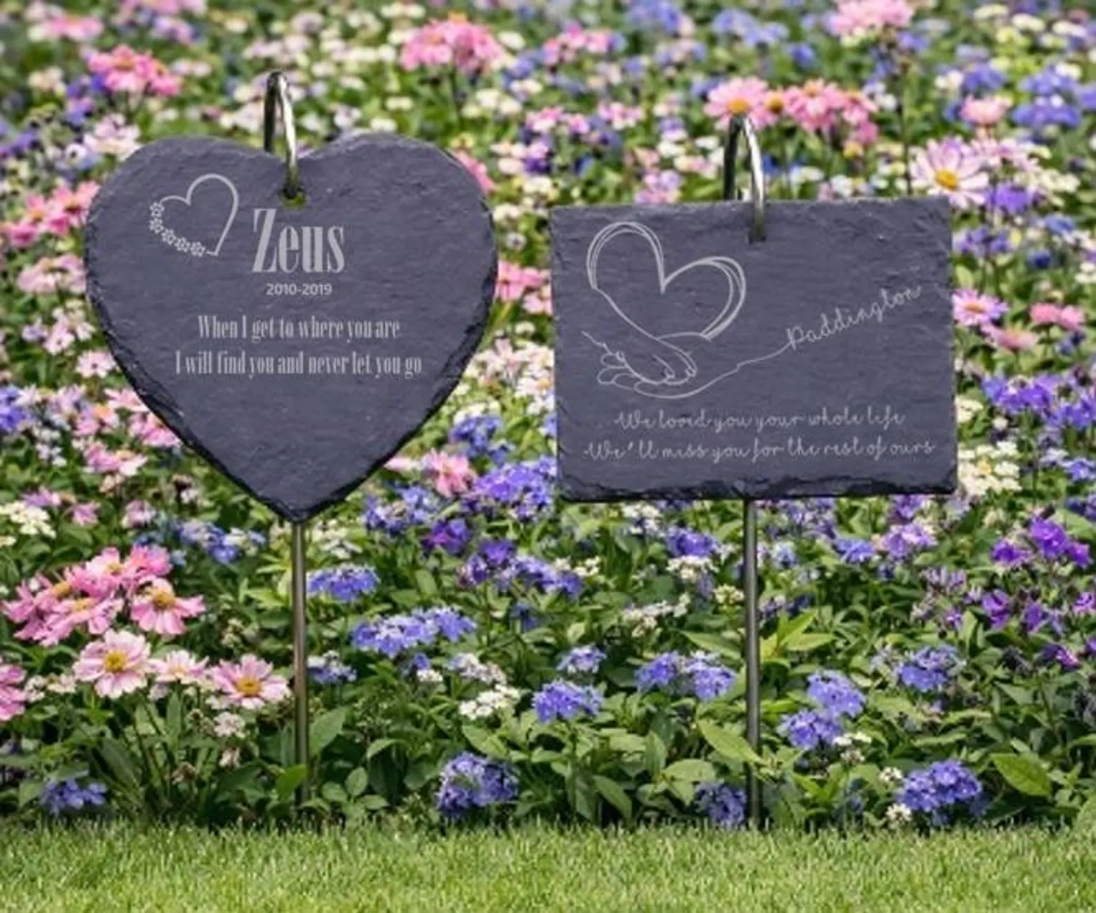 Slate memorial plaque