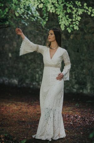 Folk wedding dress. Irish Inspired Wedding Dresses