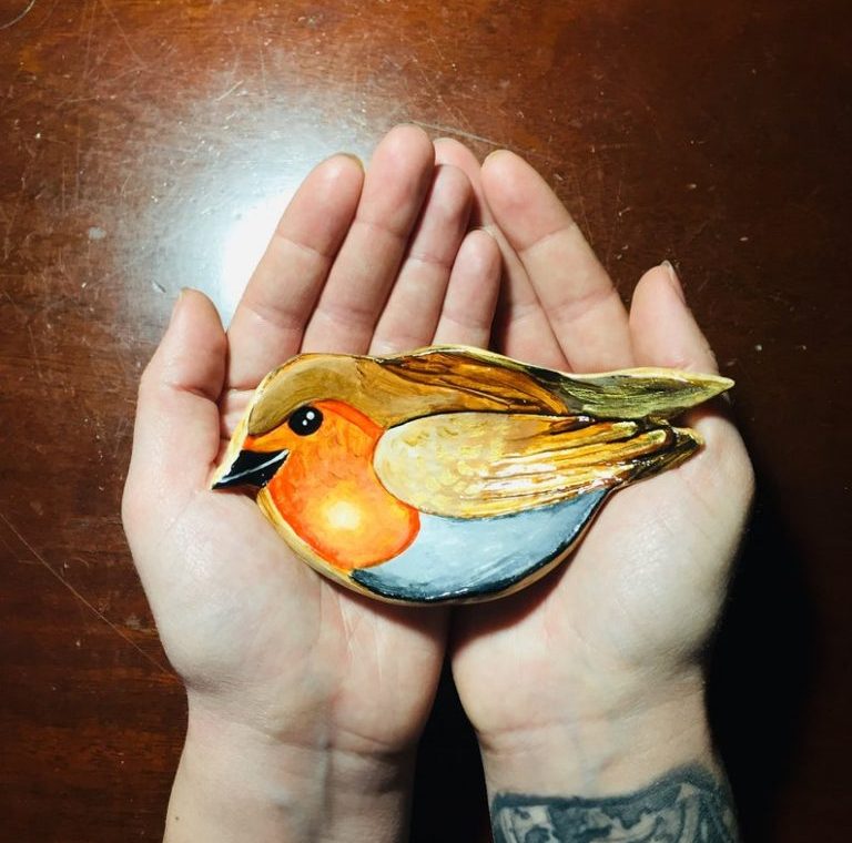 Robin Spoon Rest and Jewellery Dish