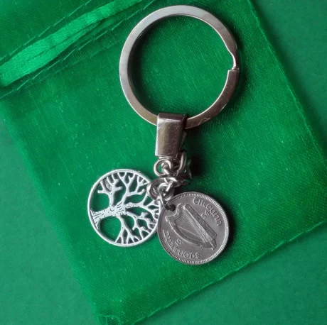 Tree of life keyfob charm