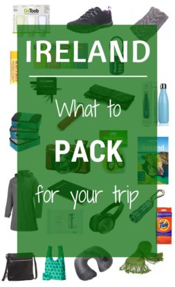 What to pack for your trip to Ireland. 