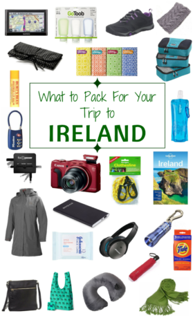 Wondering what to pack for your trip to Ireland? Pack these essential travel items for your vacation to Ireland.